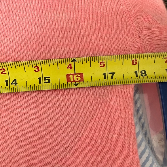 J. Crew Italian Cashmere V Neck Lightweight Pullover Sweater size Medium - Picture 16 of 16